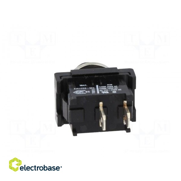 Switch: push-button | Pos: 2 | SPST | 6A/250VAC | ON-OFF | IP40 | round image 5
