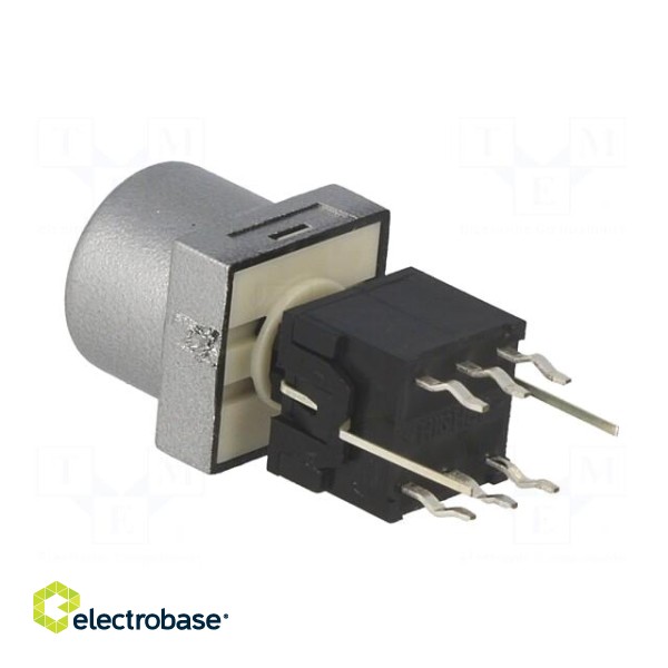 Switch: keypad | arrow | Pos: 2 | DPDT | 0.1A/30VDC | silver | LED | green paveikslėlis 4