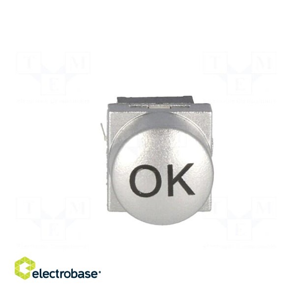 Switch: keypad | arrow | Pos: 2 | DPDT | 0.1A/30VDC | silver | LED | green paveikslėlis 9