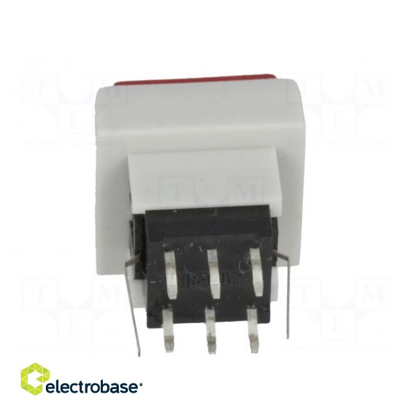 Switch: keypad | Pos: 2 | DPDT | 0.1A/30VDC | red | LED | red | THT | 1.5N фото 5