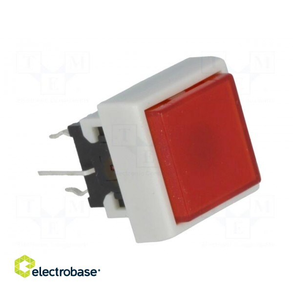 Switch: keypad | Pos: 2 | DPDT | 0.1A/30VDC | red | LED | red | THT | 1.5N image 8