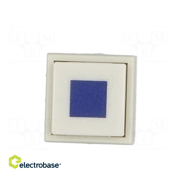Switch: keypad | Pos: 2 | DPDT | 0.1A/30VDC | white | LED | blue | THT | 1.5N фото 9