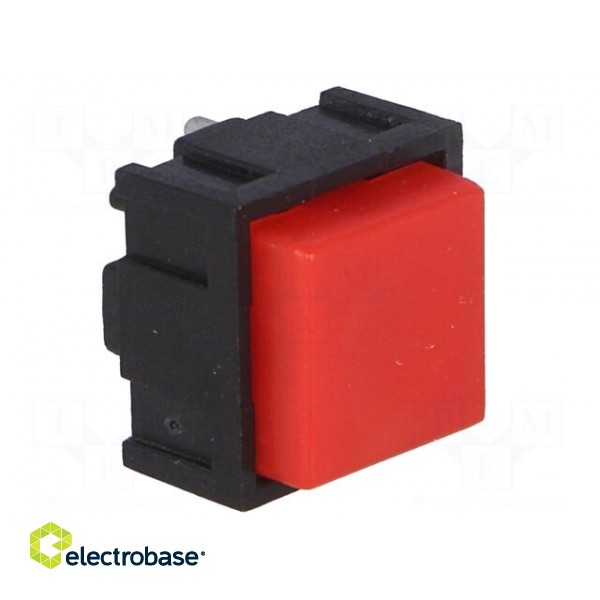 Switch: keypad | Pos: 2 | SPST-NO | 0.025A/50VDC | red | 7.5mm image 8
