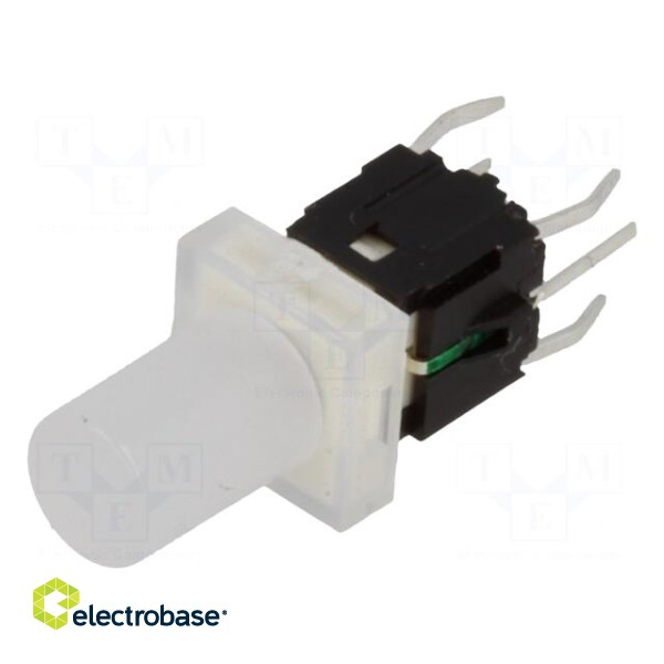 Switch: keypad | Pos: 2 | SPST-NO | 0.05A/12VDC | colourless | LED | green фото 1