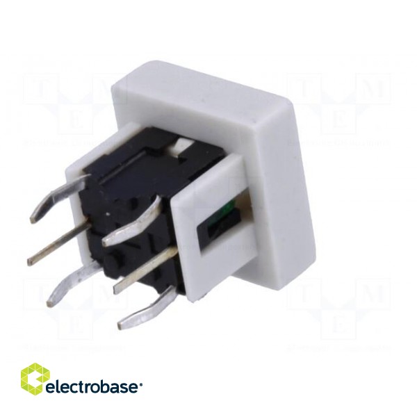 Switch: keypad | Pos: 2 | SPST-NO | 0.05A/12VDC | white | LED | red/green фото 6