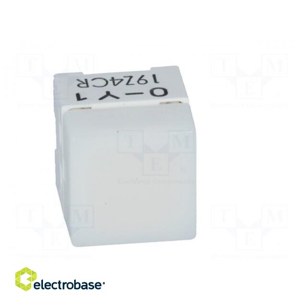 Switch: keypad | Pos: 2 | SPST-NO | 0.05A/24VDC | white | LED | yellow | THT image 9