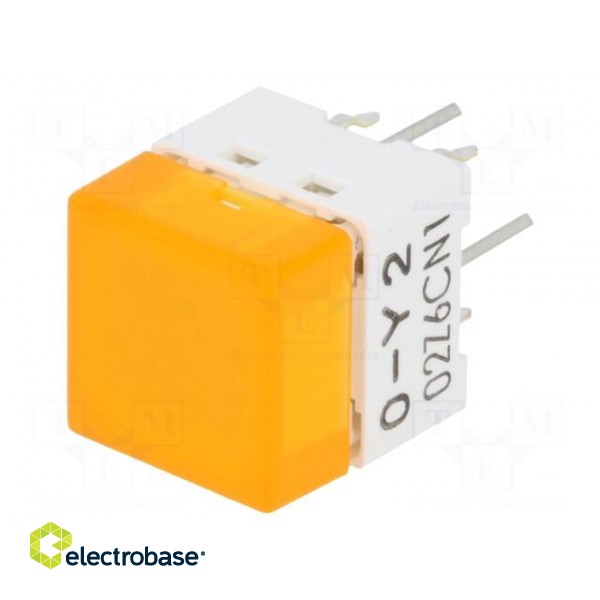 Switch: keypad | Pos: 2 | SPST-NO | 0.05A/24VDC | yellow | LED | yellow image 1