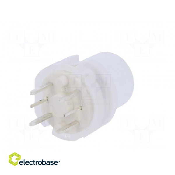 Switch: push-button | Pos: 2 | SPST-NO | 0.01A/35VDC | LED | green | THT image 6