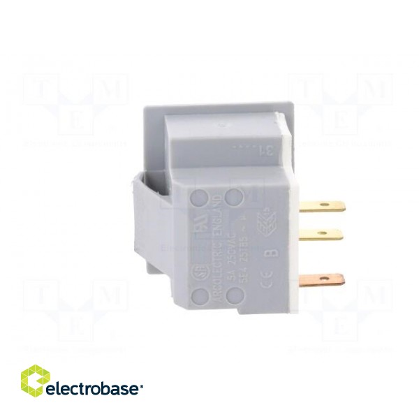 Switch: door | Pos: 2 | SPDT | 5A/250VAC | Leads: connectors 4,8x0,5mm paveikslėlis 5
