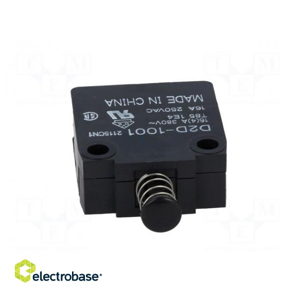 Switch: door | Pos: 2 | SPST-NO | 16A/250VAC | black | screw type | D2D image 9