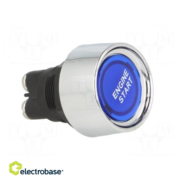 Switch: push-button | Pos: 2 | SPST-NO | 50A/12VDC | blue | Illumin: LED фото 8