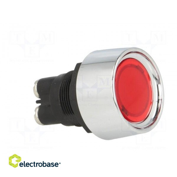 Switch: push-button | Pos: 2 | SPST-NO | 50A/12VDC | red | Illumin: LED фото 8