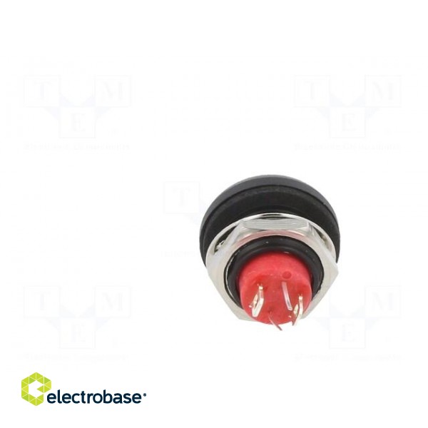 Switch: push-button | Pos: 2 | SPST | 0.1A/50VDC | 0.125A/125VAC | red фото 5
