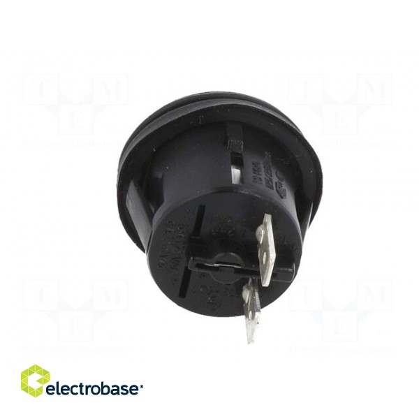 Switch: push-button | Pos: 2 | SPST | 20A/14VDC | black | Illumin: none фото 5