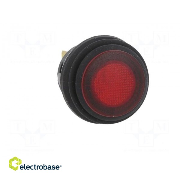 Switch: push-button | Pos: 2 | SPST | 20A/14VDC | red | Illumin: LED | PB фото 9