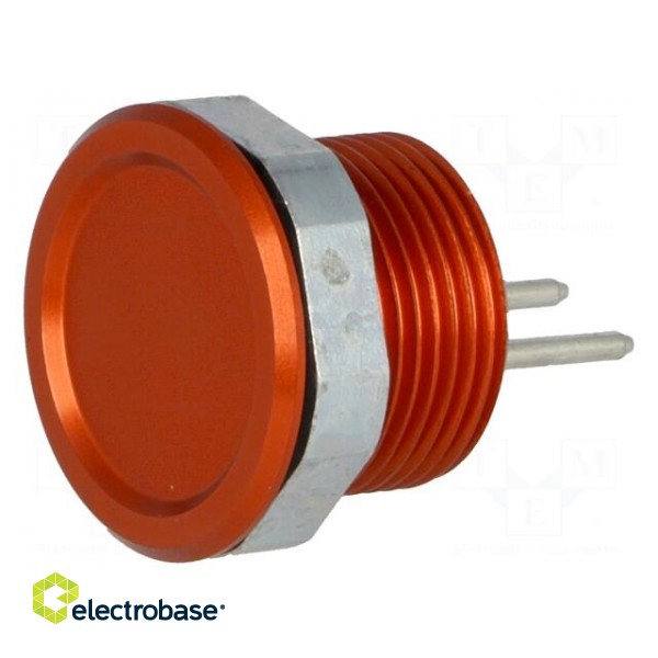 Switch: piezoelectric | Pos: 2 | SPST-NO | 0.1A/42VAC | 0.1A/60VDC image 1