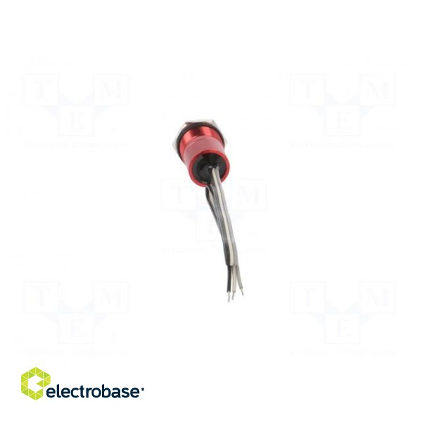 Switch: capacitive | Pos: 2 | SPST-NC | 0.01A/12VDC | IP68 | ON-OFF | red image 6