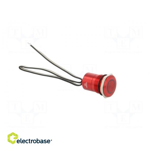 Switch: capacitive | Pos: 2 | SPST-NO | 0.01A/12VDC | IP68 | OFF-ON | red image 8