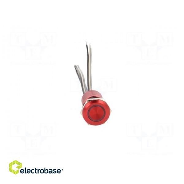 Switch: capacitive | Pos: 2 | SPST-NO | 0.01A/12VDC | IP68 | OFF-ON | red фото 9