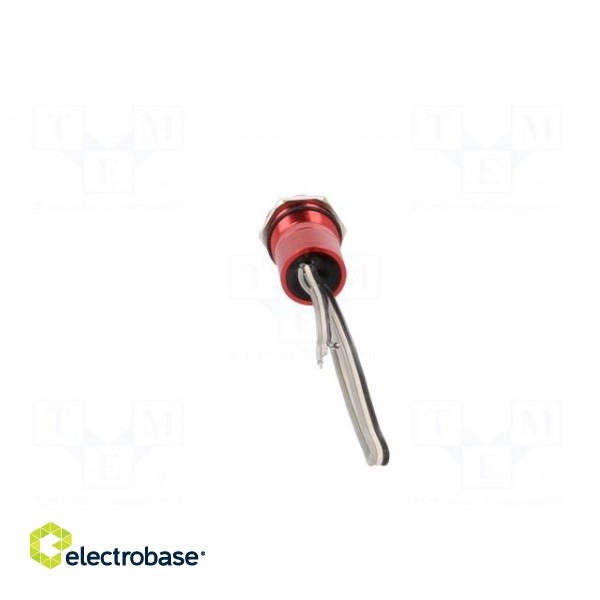 Switch: capacitive | Pos: 2 | SPST-NO | 0.01A/12VDC | IP68 | OFF-ON | red image 5