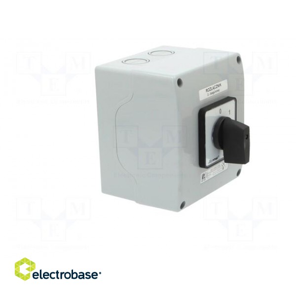 Switch: cam switch | Stabl.pos: 2 | 100A | 0-1 | Poles: 3 | Pos: 2 | IP65 фото 8