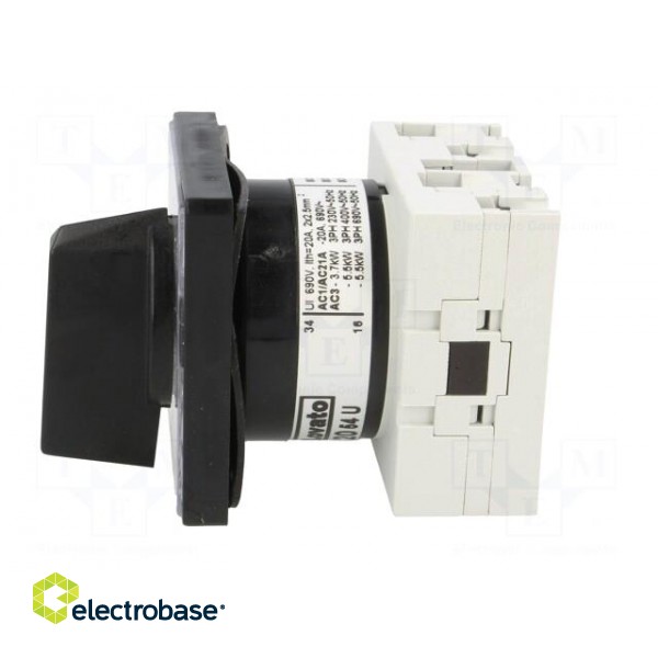 Switch: cam switch | Stabl.pos: 2 | 20A | 1-2 | for building in | Pos: 2 фото 3