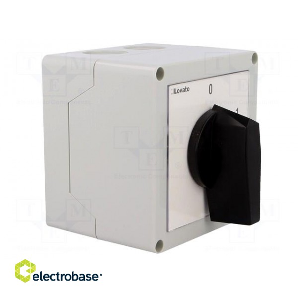 Switch: cam switch | Stabl.pos: 2 | 32A | 0-1 | Mounting: in housing image 8