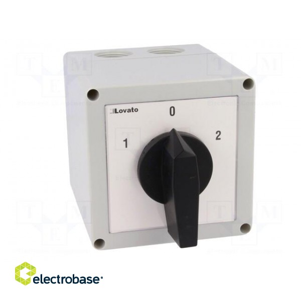 Switch: cam switch | Stabl.pos: 3 | 32A | 1-0-2 | Mounting: in housing фото 9