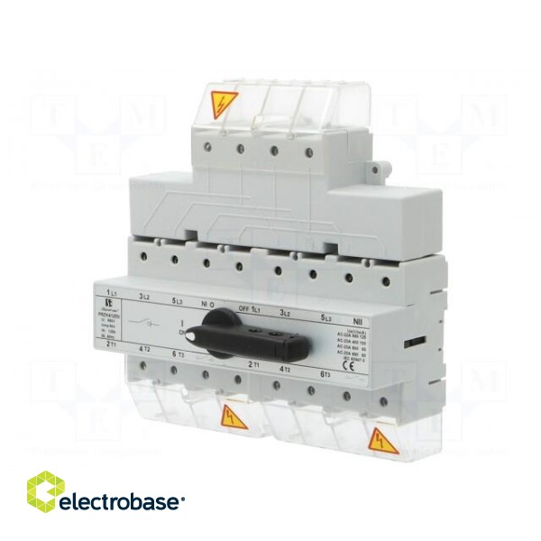 Switch: mains-generator | Stabl.pos: 3 | 125A | I-0-II | Mounting: DIN image 1