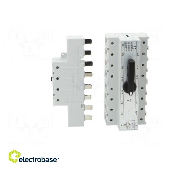 Switch: mains-generator | Stabl.pos: 3 | 125A | I-0-II | Mounting: DIN image 9