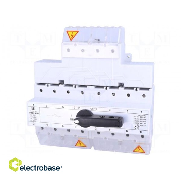 Switch: mains-generator | Stabl.pos: 3 | 125A | I-0-II | Mounting: DIN фото 1