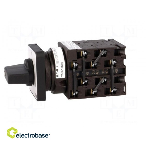 Switch: reversing star-delta cam switch | Stabl.pos: 5 | 20A | 6.5kW фото 3