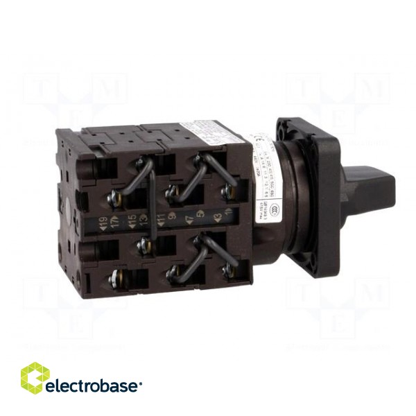 Switch: reversing star-delta cam switch | Stabl.pos: 5 | 20A | 6.5kW фото 7