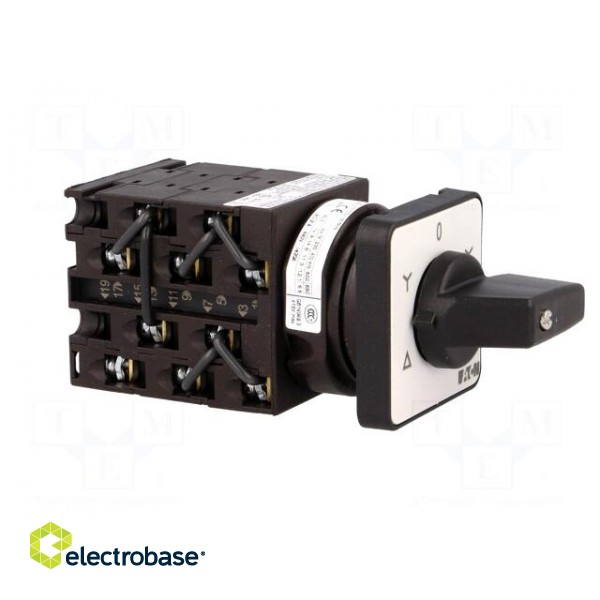 Switch: reversing star-delta cam switch | Stabl.pos: 5 | 20A | 6.5kW фото 8