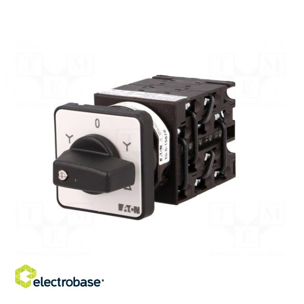 Switch: reversing star-delta cam switch | Stabl.pos: 5 | 20A | 6.5kW фото 2