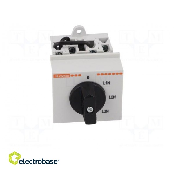 Switch: voltmeter cam switch | Stabl.pos: 4 | 16A | 0-L1N-L2N-L3N image 9