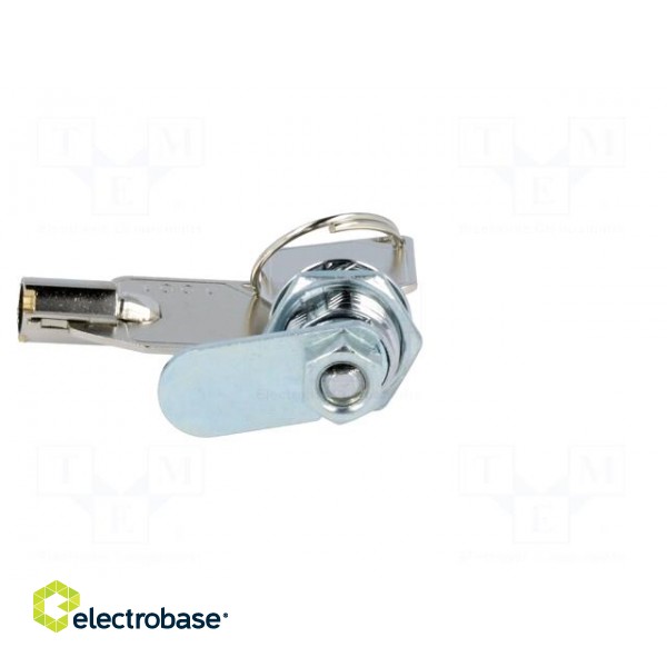 Switch: key switch | Stabl.pos: 2 | Cutout: Ø12mm | Key: round | 90° image 5