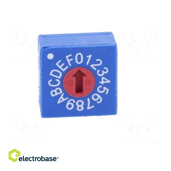 Encoding switch | HEX/BCD | Pos: 16 | 10x10x5mm image 9