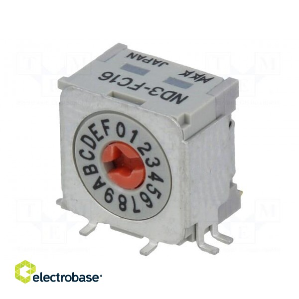 Encoding switch | HEX/BCD | Pos: 16 | Rcont max: 30mΩ | ND3 фото 1