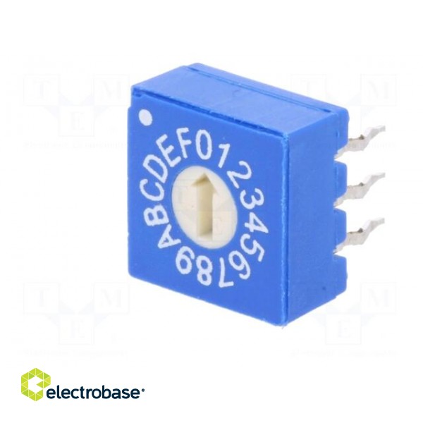 Encoding switch | HEX/BCD | Pos: 16 | THT | Rcont max: 100mΩ | 5Ncm | ERD image 2