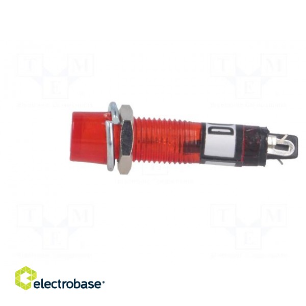 Indicator: bulb | recessed | 12VDC | Cutout: Ø7.5mm | for soldering image 3
