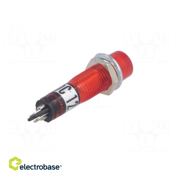 Indicator: bulb | recessed | 12VDC | Cutout: Ø7.5mm | for soldering image 6