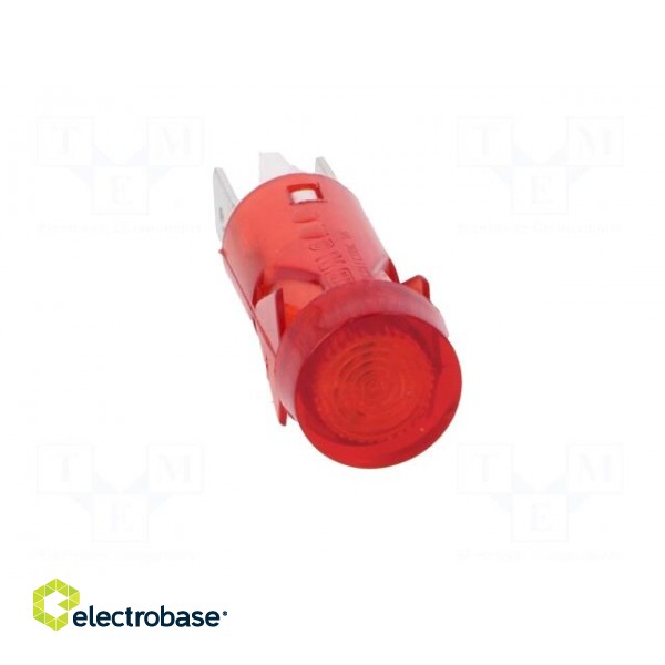 Indicator: with neon lamp | flat | red | 230VAC | Cutout: Ø12mm image 9