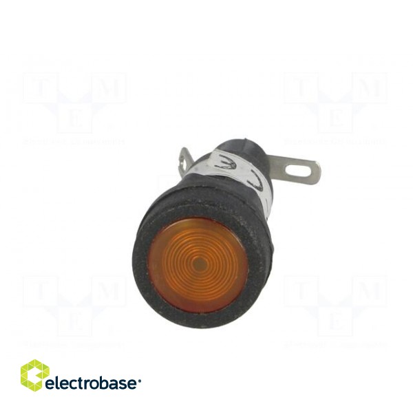 Indicator: with neon lamp | orange | 230VAC | Cutout: Ø12.5mm image 9