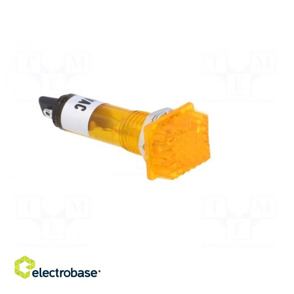 Indicator: with neon lamp | prominent | yellow | 230VAC | plastic image 8