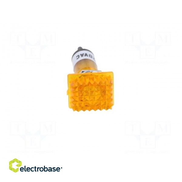 Indicator: with neon lamp | prominent | yellow | 230VAC | plastic image 9