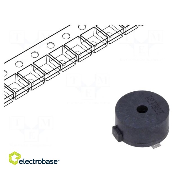 Sound transducer: electromagnetic alarm | 2.7kHz | 80mA | -40÷85°C