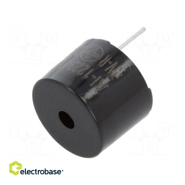 Sound transducer: electromagnetic alarm | 30mA | -40÷85°C | Ø: 12mm paveikslėlis 1