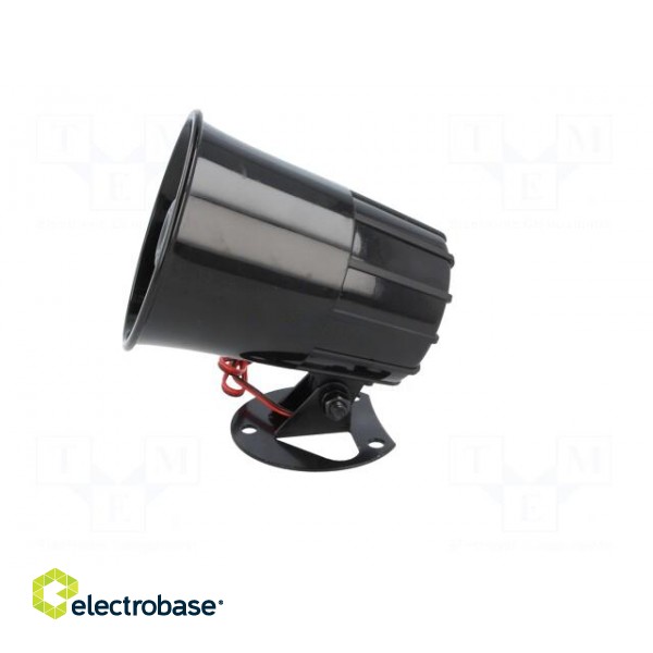 Sound transducer: siren | dynamic | 6 tones | 900mA | Ø: 88mm | 12VDC фото 3