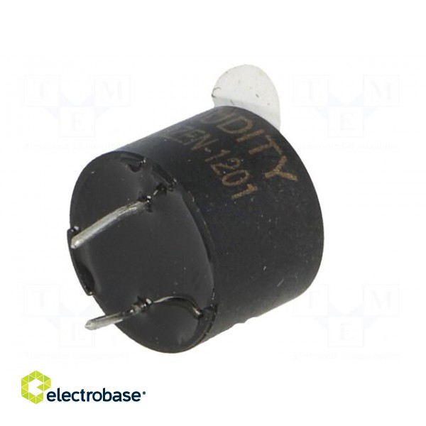 Sound transducer: elektromagnetic alarm | Ø: 12mm | H: 9.9mm | 1.5VDC image 6
